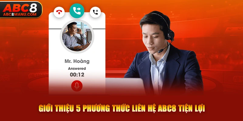 Giới thiệu 5 phương thức liên hệ ABC8 tiện lợi